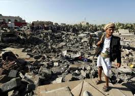 یمن پر سعودی جارحیت کا سلسلہ جاری، تازہ حملوں میں درجنوں شہید