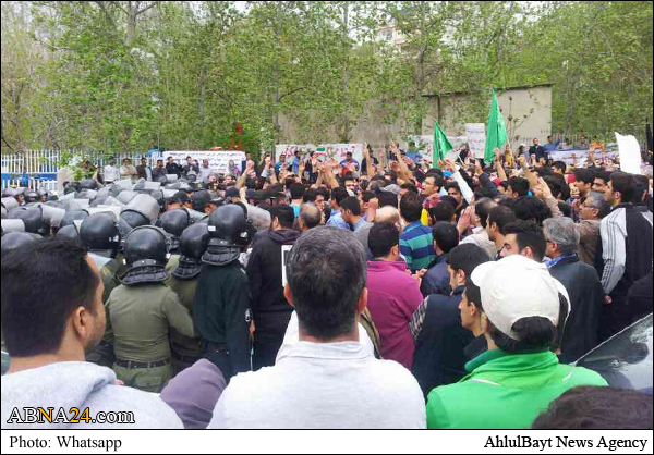 Thousands of Iranian protesters call for closing Saudi embassy over abusing of two Hajj pilgrims/ Pics