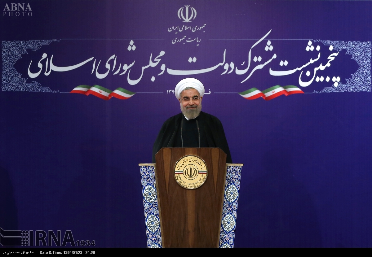 صدر مملکت: ایرانی قوم اور حکومت نہیں جھکے گی + تصاویر