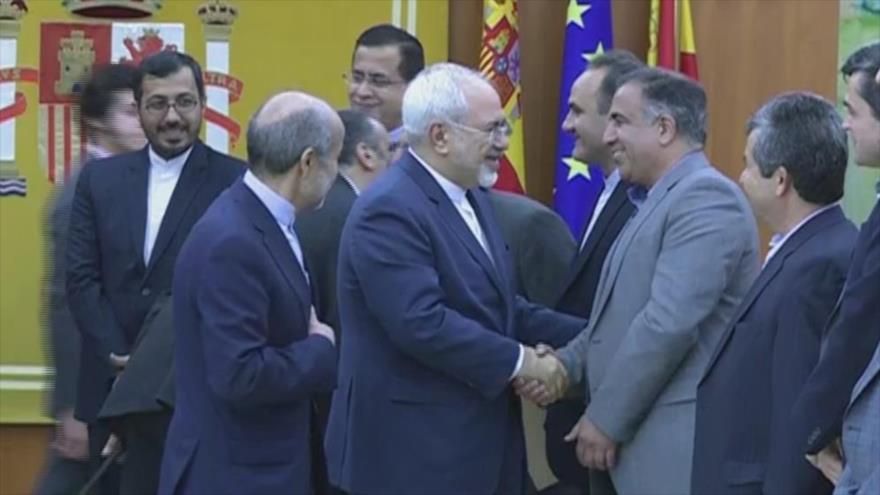 Zarif discute les relations Iran-UE et la situation au Moyen-Orient en Espagne