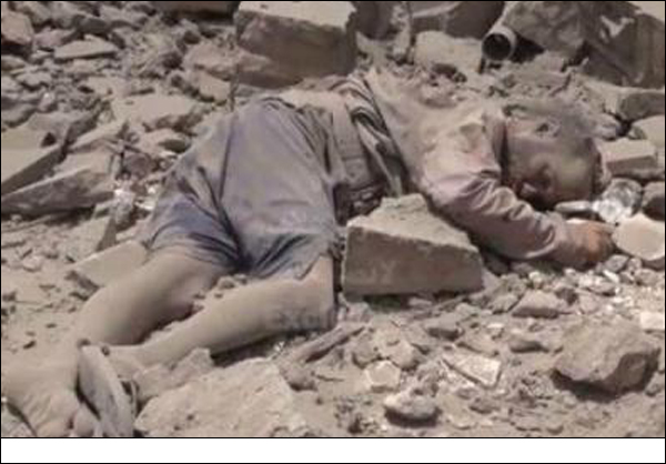 2571 شهيدا مدنياً بينهم 595 أطفال ونساء منذ بداية العدوان السعودي الشعب اليمني