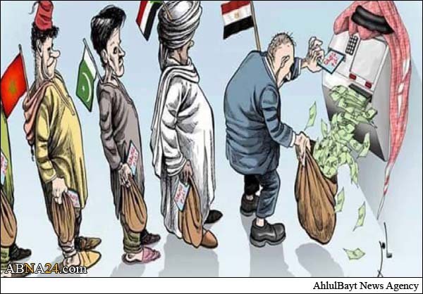 كاريكاتير/ زعماء الدول المشاركة في العدوان وصراف مالي سعودي