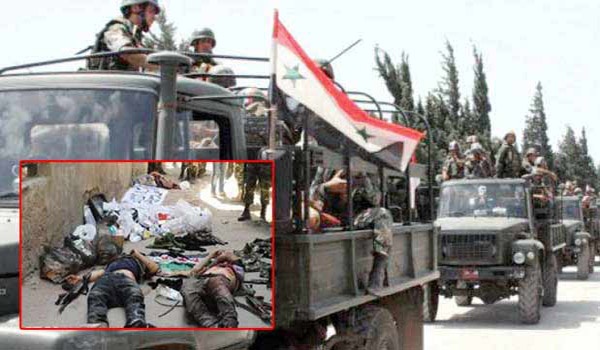 شام میں داعش کے دہشتگردوں کی موت