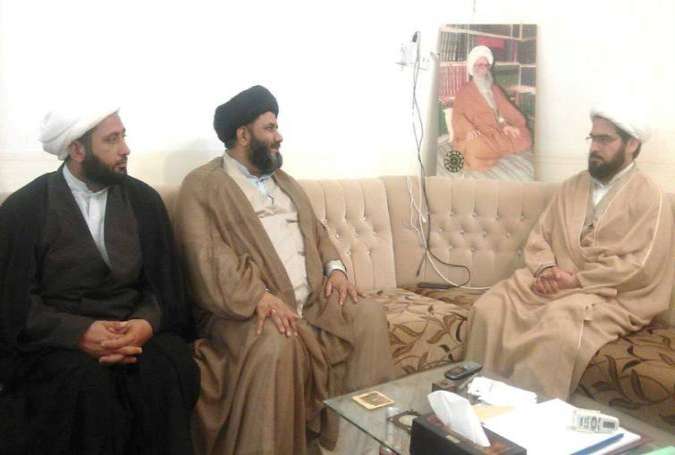 ڈاکٹر علامہ شفقت شیرازی کی نجف اشرف میں حجت الاسلام والمسلمین الشیخ ابو صادق سے ملاقات