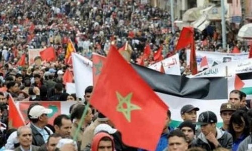 مراکشی عوام کا یمنی عوام سے اظہار یکجہتی