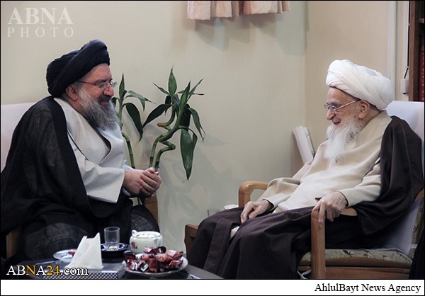 Photos: Tehran Friday Prayer leader Met with Ayatollah Safi Golpayegani