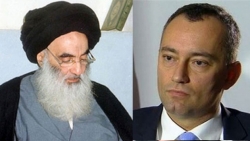 آیۃ اللہ العظمی سیستانی سے اقوام متحدہ کے نمائندے کی ملاقات