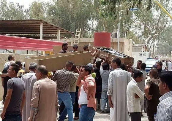 استشهاد وأصابة 21 بتفجير أستهدف مشيعين داخل مقبرة وسط كركوك