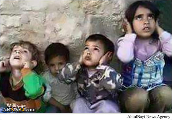 فيديو/ صراخ اطفال اليمن في الملاجئ