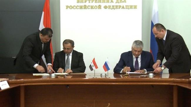 Syria, Russia sign agreement on combating terrorism