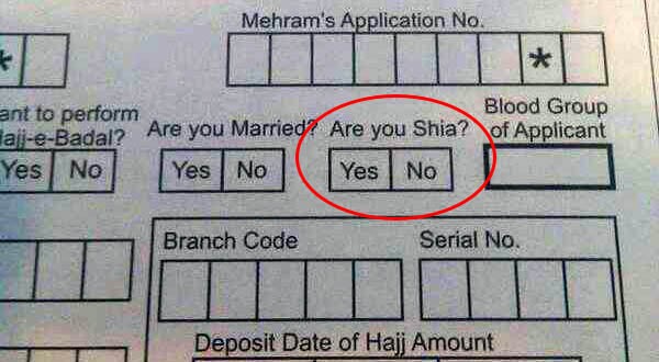 Pakistani Shiites worry about more genocide after Hajj application form