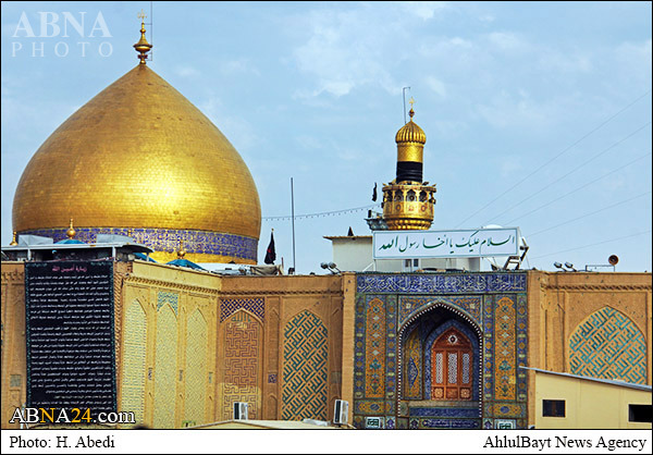 İmam Ali’nin (a.s) türbesinden eşsiz kareler / Foto