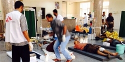 یمن کے اسپتالوں پر سعودی جنگی طیاروں کے حملے
