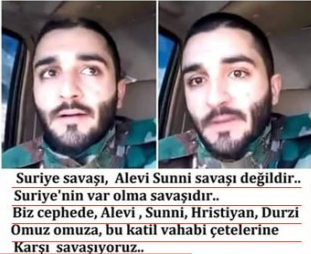 Suriye Savaşı Alevi – Sünni savaşı değildir / Foto