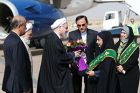 Rohani trifft in Schiras ein 