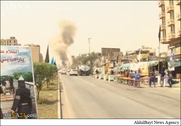 فيديو / لحظة تفجير سيارة مفخخة في كرادة في بغداد