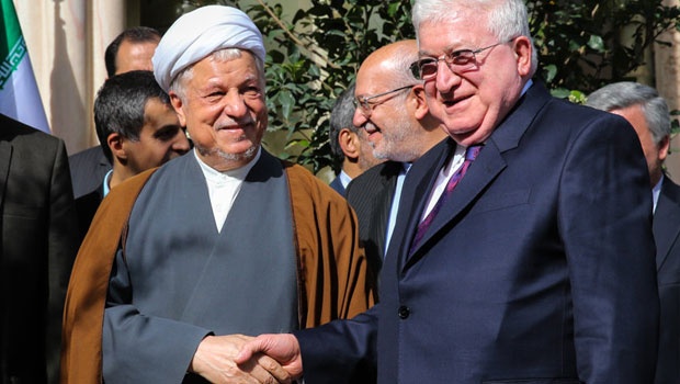 عراقی صدر کی آیت اللہ ہاشمی رفسنجانی سے ملاقات