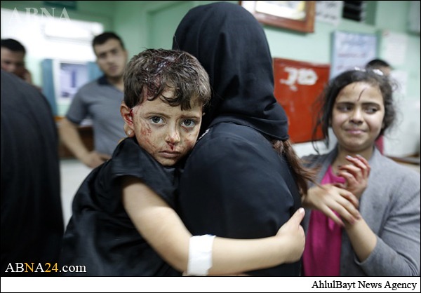 راکٹ پھٹ گیا، کئی فلسطینی شہید و زخمی ہوگئے + تصاویر