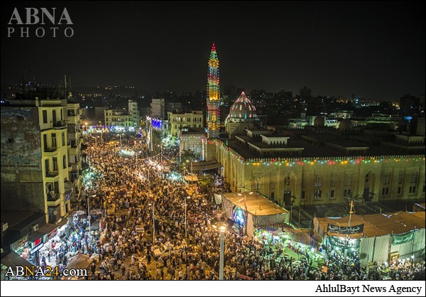 بالصور/ الاحتفال بمولد السيّدة زينب عليها السّلام في القاهرة