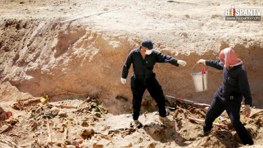 Ils ont trouvé une fosse commune avec 80 cadavres en Irak