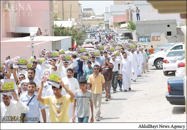 بالصور/ تظاهرات بعد صلاة الجمعة غضبا لإستمرار اعتقال الشيخ علي سلمان