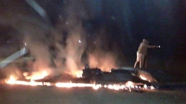 Saudi F-16 fighter jet crashes in Yemen / Pics