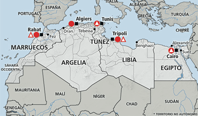 Argelia y Egipto Examinan Crisis Libia y Expansión del Daesh a esa Nación Árabe