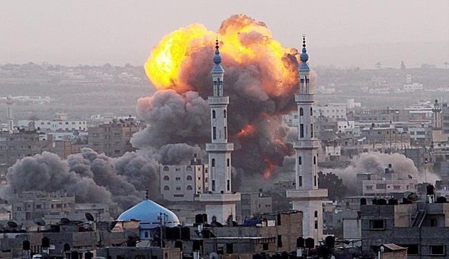 Zionisten starten Luftangriff auf Gaza