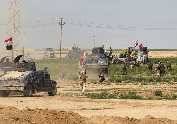 الحشد الشعبي يفك الحصار عن 90 جنديا كانوا محاصرين في منشأة الثرثار بعد تحريرها