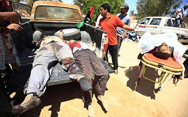 مقتل خمسة و أصابة ثمانية بهجوم انتحاري خارج مدينة مصراتة الليبية