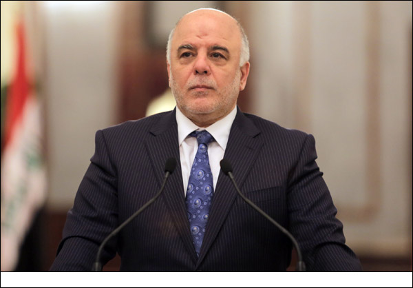 العبادي يقول إن التحالف الدولي فشل في إيقاف دخول الارهابيين للعراق ويعلن بدء التحشيد العسكري لتحرير الموصل