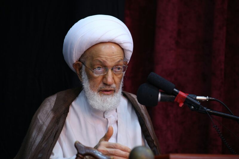 الشيخ عيسى قاسم: محاكمة الشيخ سلمان باتت أمراُ مكشوفاً للدخال والخارج