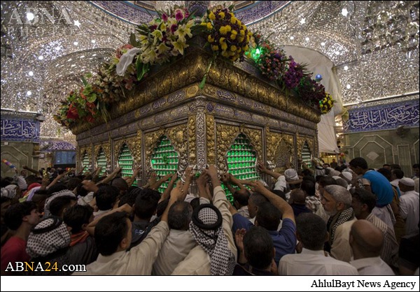 Şaban Ayının on beşinci gecesinde Hz. Abbas’ın (a.s) türbesi / Foto