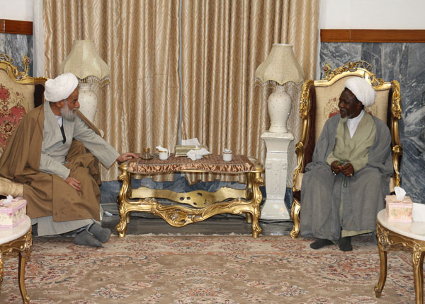 Sheikh Zakzaky expresses condolence over the passing away of Ayatollah Asefi 