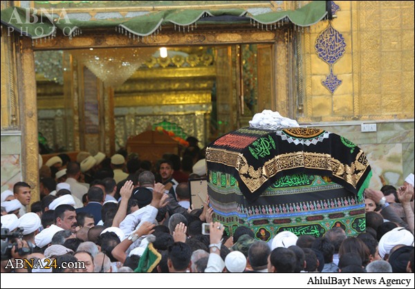 An yi zana'idar Ayatullah Asifi a garin Najaf Iraki.