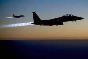 इराक़ में अमरीकी पायलटों को ISIL के ठिकानों पर बमबारी की इजाज़त नहीं है।