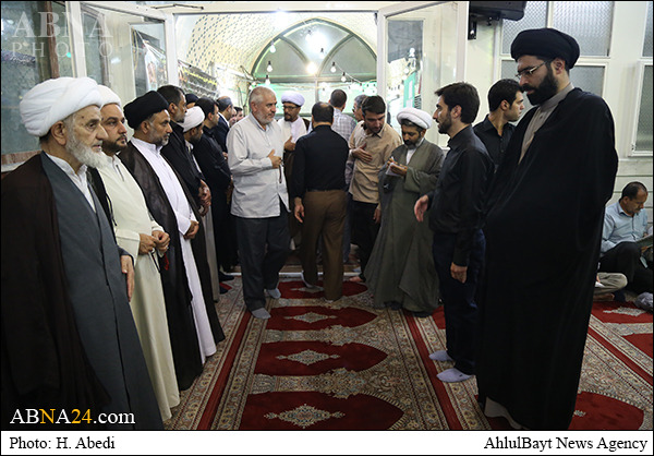 بالصور/ مجلس عزاء بمناسبة مرور سبعة أيام على رحيل آية الله الآصفي