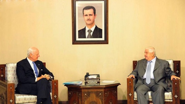  Entretiens, à Damas, de l'émissaire de l'ONU, pour la Syrie