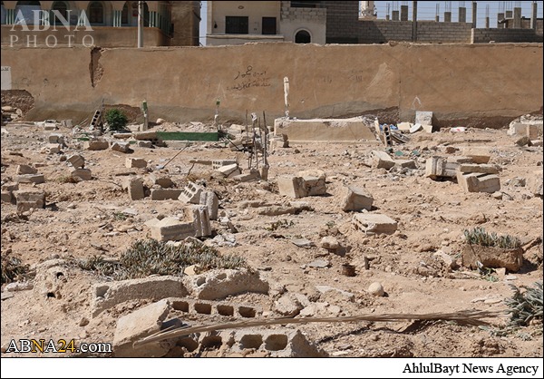 داعش يدمر قبور المسلمين في مدينة تدمر التاريخية + صور
