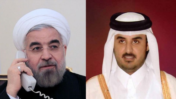 صدرمملکت حسن روحانی سے امیر قطر کی ٹیلیفونک گفتگو