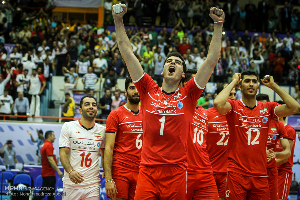 ایران نے امریکہ کو والیبال میچ میں شکست دیدی
