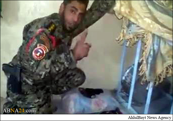بالفيديو / الحشد الشعبي يكشف عن طريقة خبيثة لداعش في تفخيخ البيت 