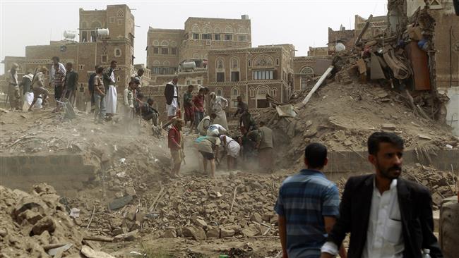 Saudi warplanes continue to bomb areas across Yemen