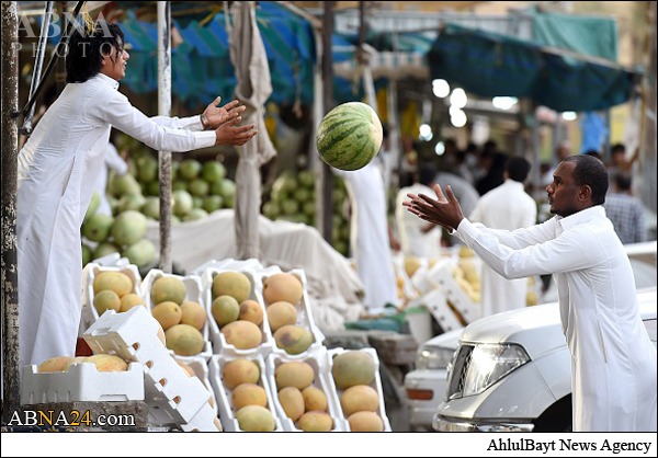 تصویری رپورٹ: سعودی عرب میں افطاری کے مناظر