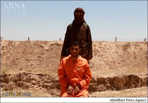 داعش ينشر صور اعدام شخصين في صلاح الدين + صور