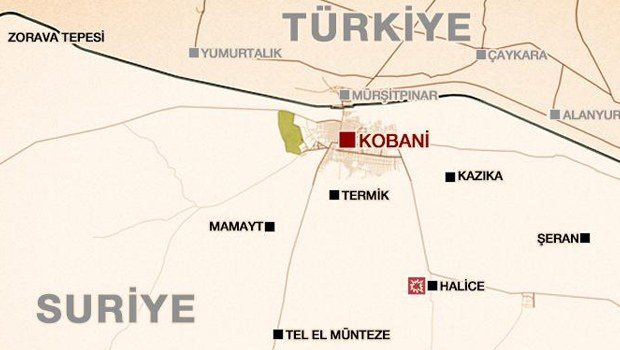 IŞİD Kobanê'ye saldırdı; 12 ölü, 70 yaralı!