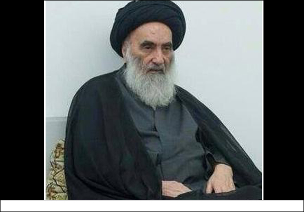 المرجع الديني الأعلى يواسي ويقدم العزاء لعوائل شهداء مسجد الامام الصادق (ع) بالكويت