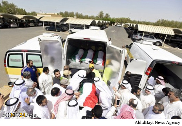 جثامين شهداء مسجد الامام الصادق (ع) تصل مساء اليوم الى النجف