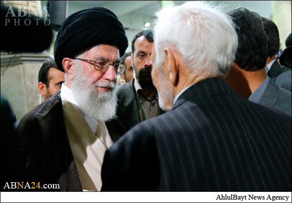 تصویری رپورٹ: ’’شہدائے ہفتم تیر‘‘ کے اہل خانہ کی رہبر انقلاب سے ملاقات