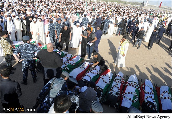 Mass funeral hold for Kuwait Shia mosque attack victims; Sunni leaders expressed solidarity with the victim families / Pics